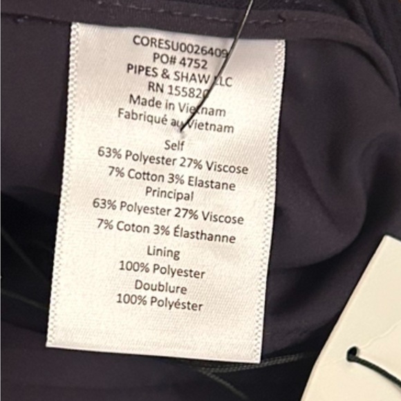 NWT Veronica Beard Renzo Pants Navy Gold 0 - Picture 4 of 10